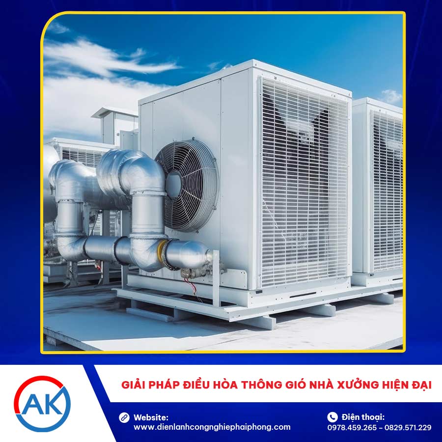 Giải pháp điều hòa thông gió nhà xưởng hiện đại